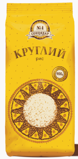 Рис круглий ТМ Сонцядар, 900г